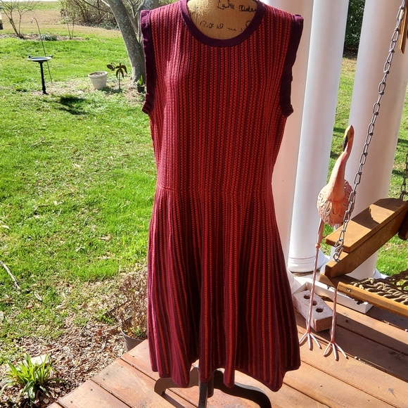 kate spade Dresses & Skirts - Kate Spade New York Textured-Stripe Sweater Dress